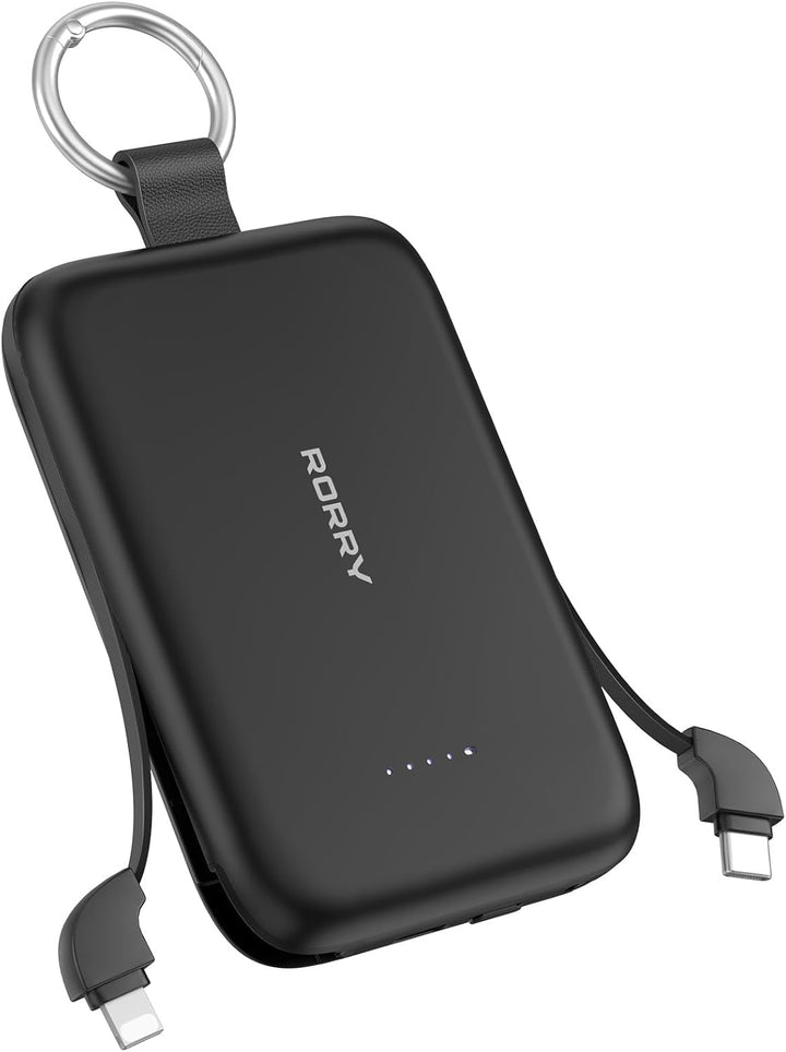 RORRY Cargador portátil, 10000 mAh PD 30 W, cargador portátil de ca...