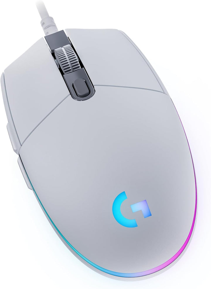 Logitech G203 - Mouse cableado para juegos, 8,000 DPI, efecto óptic...