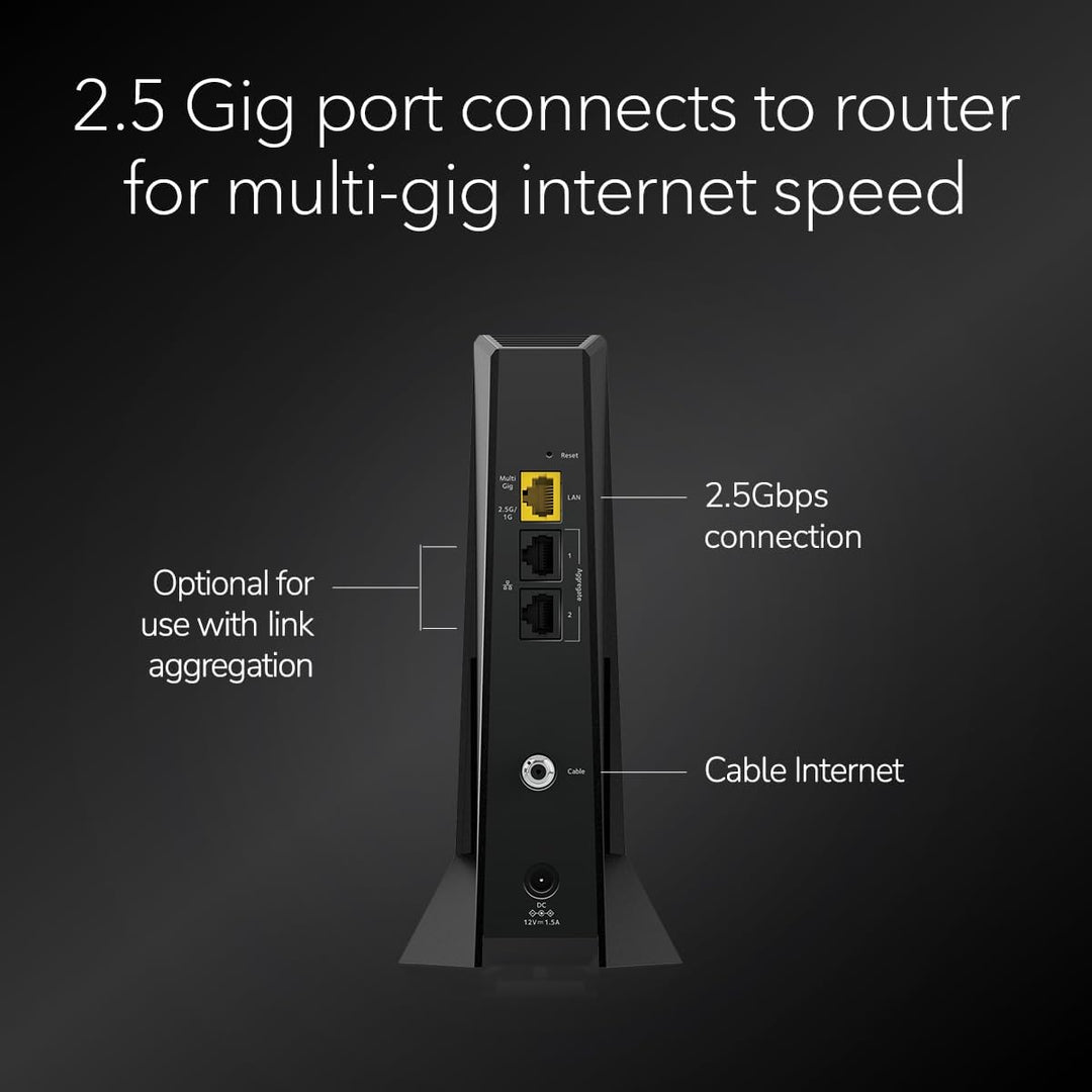 NETGEAR Nighthawk DOCSIS 31 Cable módem de división