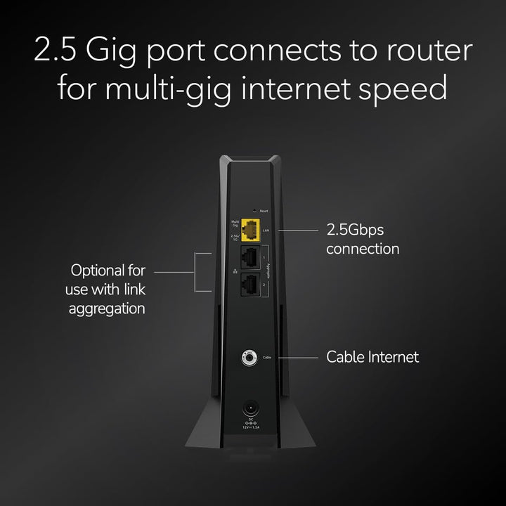 NETGEAR Nighthawk DOCSIS 31 Cable módem de división