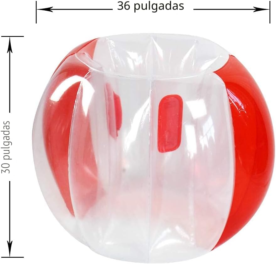 ZHUYNXIR 2 bolas de sumo para niños, pelota de rebote de parachoques, juguetes de sumo inflables, pelota de juego de césped para niños, juegos de equipo al aire libre, juego para 3 a 12 edades (36