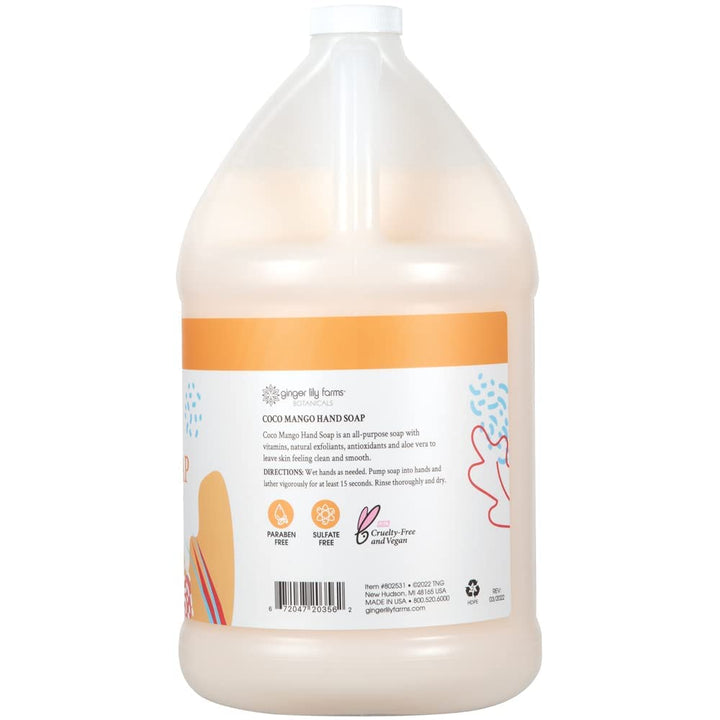 Ginger Lily Farms Botanicals - Repuesto de jabón líquido multiusos...