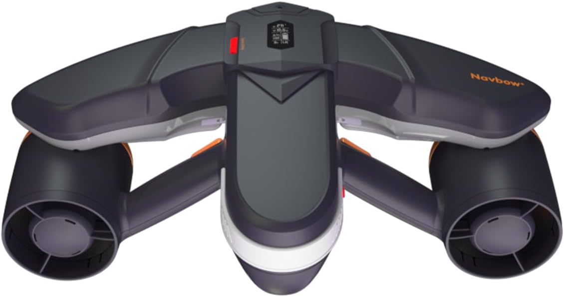 sublue Navbow Plus Smart Underwater Scooter con Depth Gauge, Temperature Sensor, Compass, Action Camera Mount, 131ft Waterproof para Diving & Snorkeling & Sea Adventures