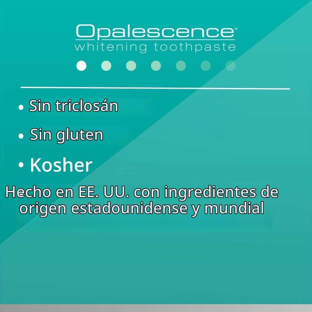 Opalescent Pasta Dental Blanqueadora para Dientes Sensibles - Cuida...