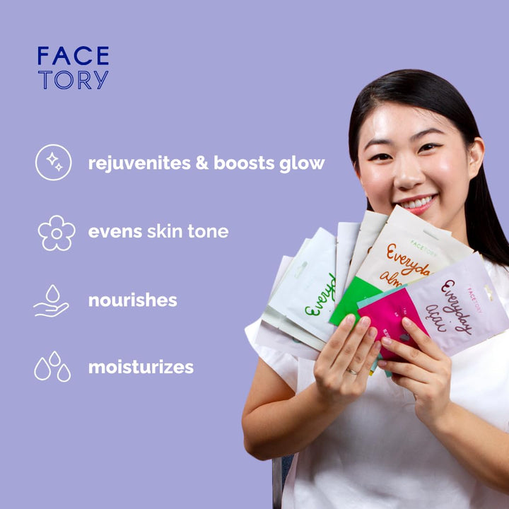 FACETORY K Beauty Mascarilla Facial para el Cuidado de la Piel - CO...