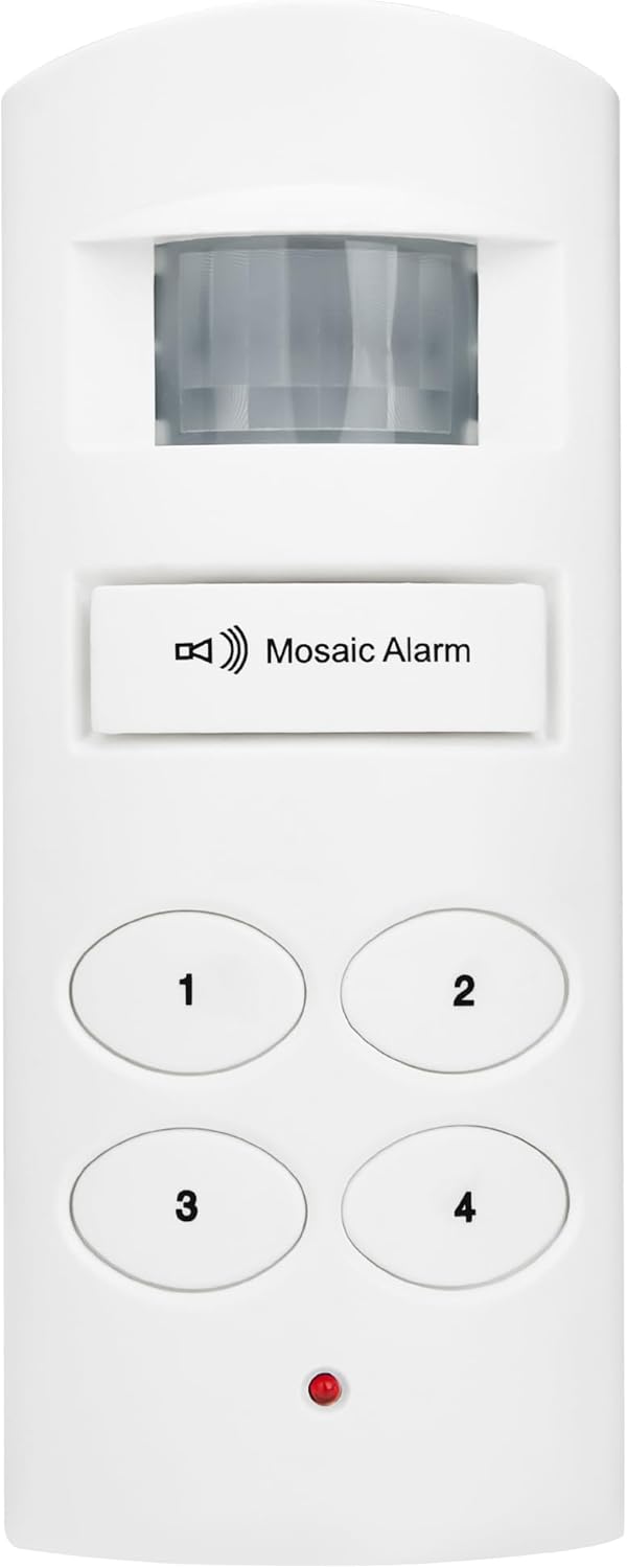 Sirena de alarma de sensor de movimiento con teclado de