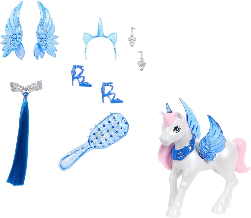 Barbie Juguete de unicornio, muñeca conmemorativa del 65 aniversari...