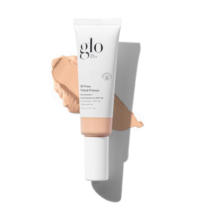 Glo Skin Beauty Primer tintado sin aceite SPF 30, (ligero) 1.7 oz \...