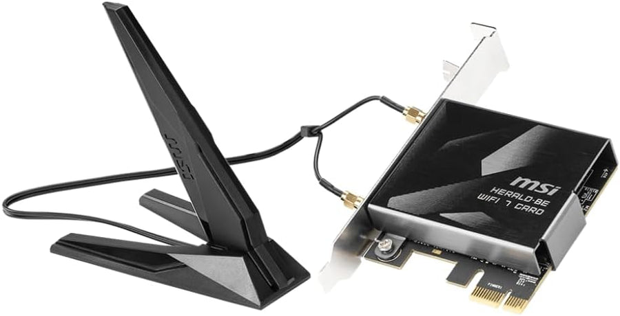 MSI Herald-BE WI-FI 7 MAX (Wi-Fi 7, 802.11BE, Bluetooth 5.4, PCIe,...