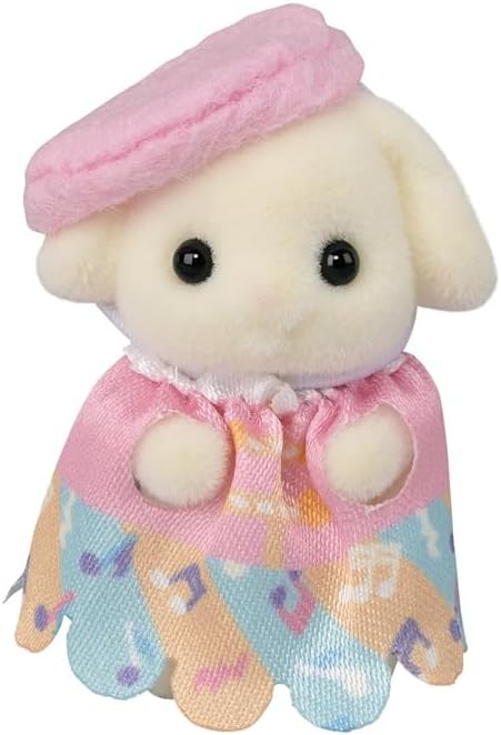 Sylvanian Families 5817 - Juego de figuras de concierto para bebé, juego con figura de animal, figuras aterciopeladas de animales, conejo, gato, elefante, juguete para niños de 3 años en adelante