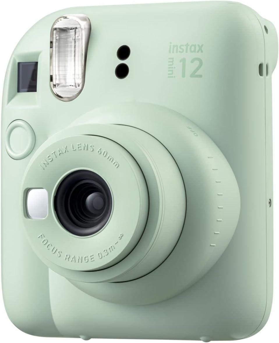 Fujifilm Cámara de película instantánea Instax Mini 12 (verde menta...