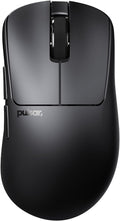 Pulsar Gaming Gears Xlite Crazylight – Ratón inalámbrico para juegos ultra ligero 41g (1.45 oz), interruptor óptico, 32000 DPI, 750 IPS, sensor XS-1, compatible con 8k (negro brillante)
