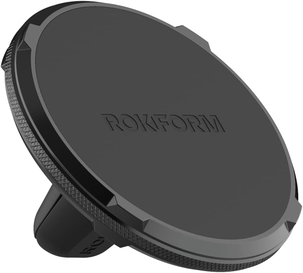 Rokform Soporte de teléfono con doble imán para ventilación, clip de agarre