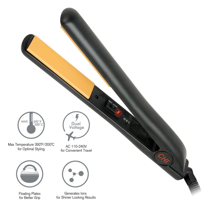 Chi Serie de Plancha de Cerámica Turmalina, Alisador de Pelo para C...
