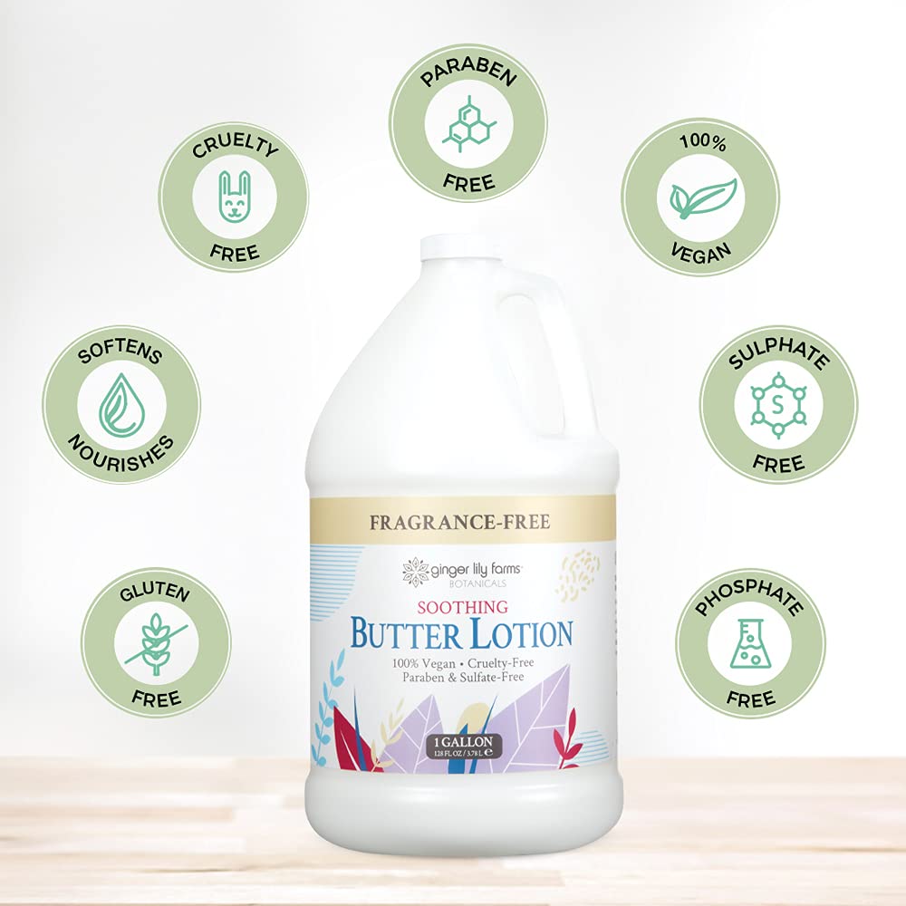 Ginger Lily Farms Botanicals Loción de mantequilla calmante para pi...