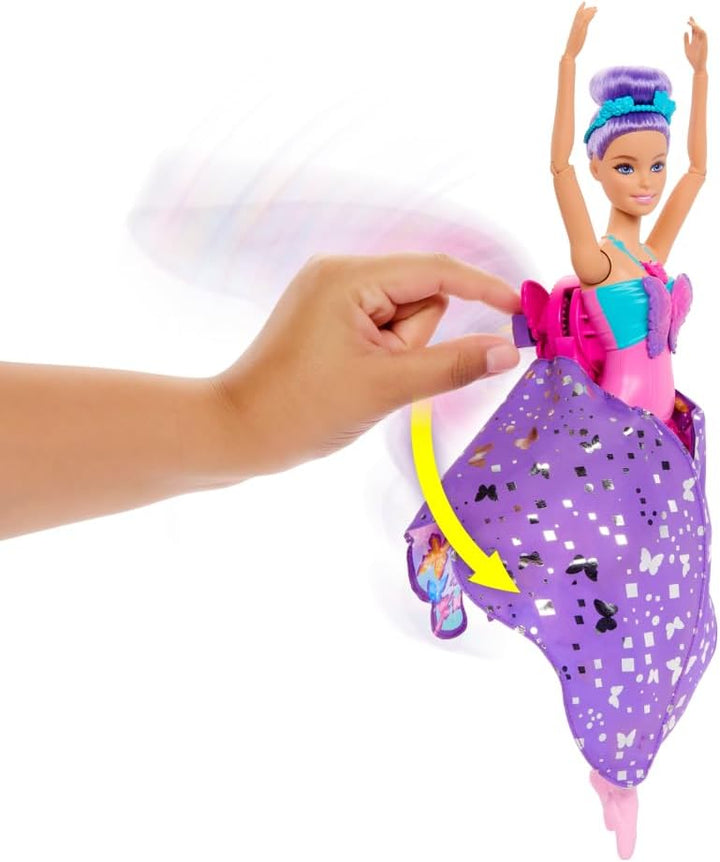 Barbie Muñeca Dance and Flutter con transformación 2 en 1 de bailar...