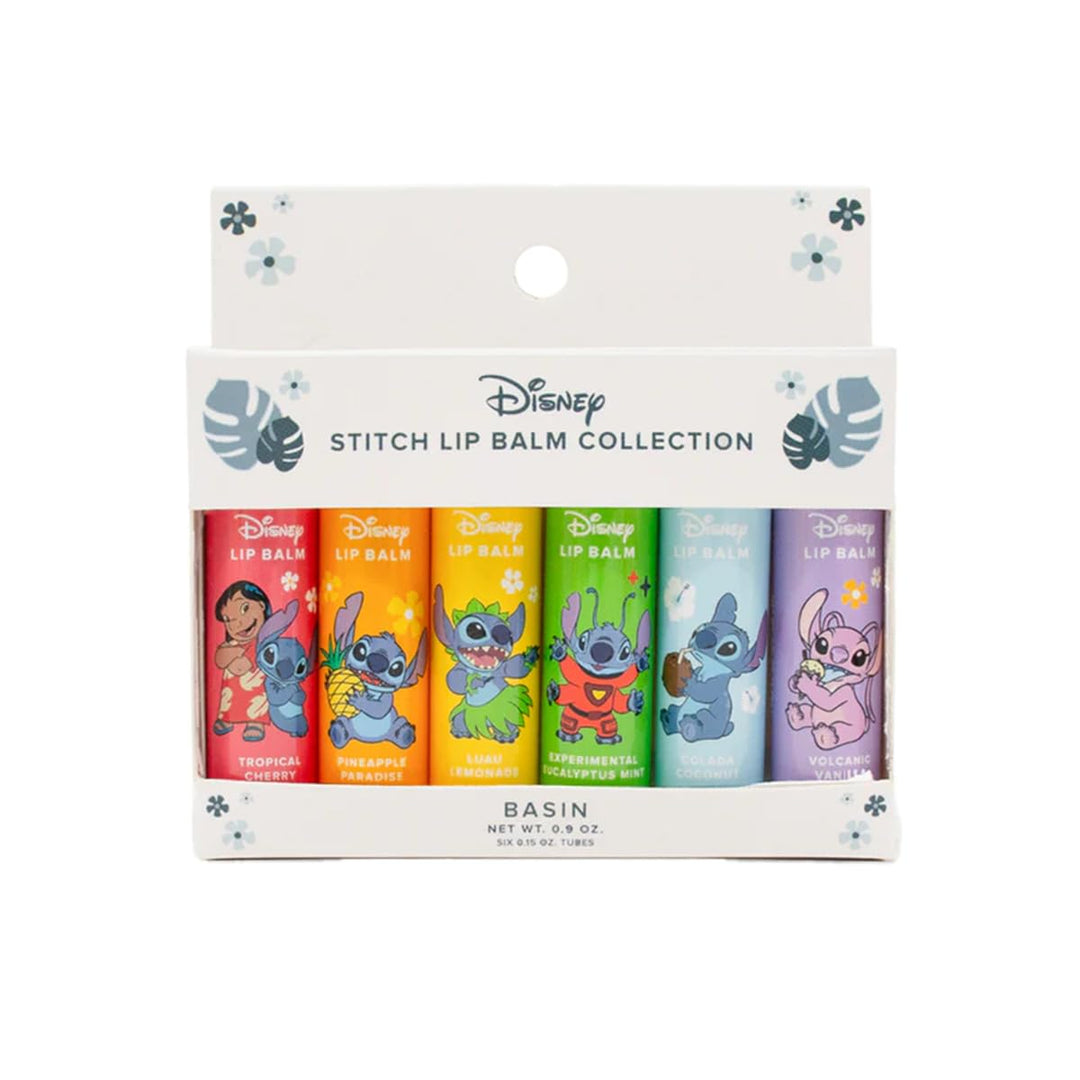 Basin Colección de bálsamo labial Disney Stitch | Paquete de 6 sabo...