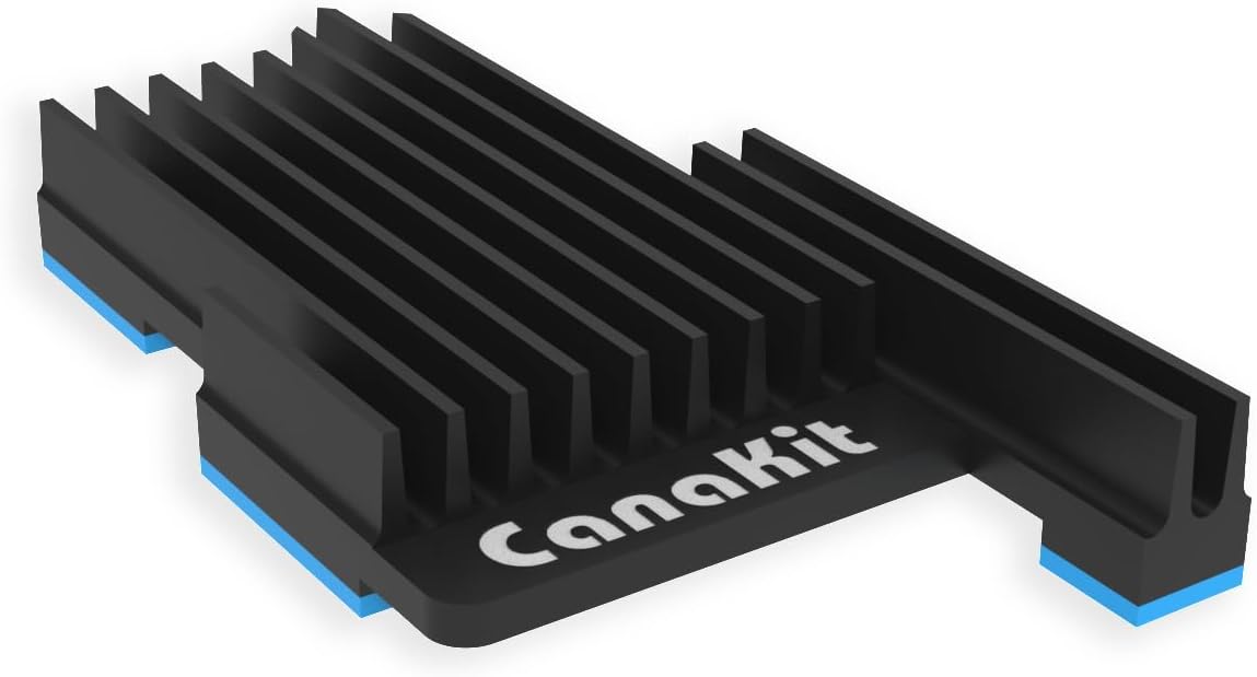 CanaKit - Raspberry Pi 5 Kit de inicio PRO - Negro Turbina (Edición...