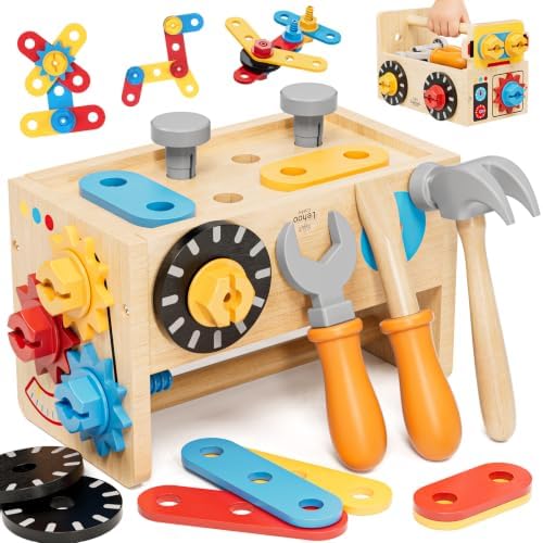 Lehoo Castle Montessori - Juego de herramientas para niños, juego de