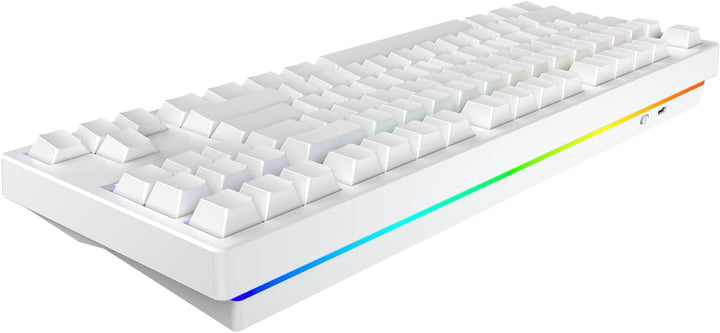 Teclado mecánico con cable IROK FE87 V2, tasa de sondeo dual de 8 K...