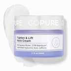 goPure Crema hidratante de cuello y pecho para reafirmar, 2 Paquete