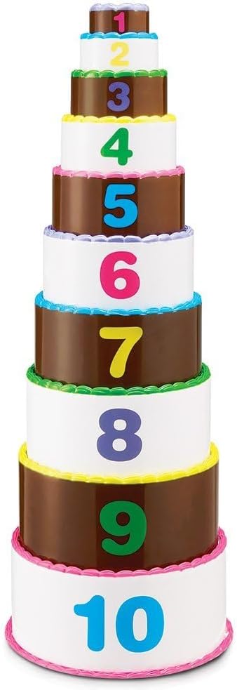 Learning Resources - Pastel de capas apilar y contar \u2013 10 piez...