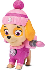 Paw Patrol Snow Rescue - Skye con paquete de cachorros transformadores e insignia