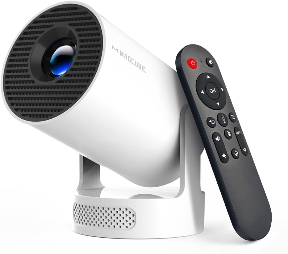 Magcubic Mini proyector 4K compatible con WiFi 6 y Bluetooth 5.4, a...