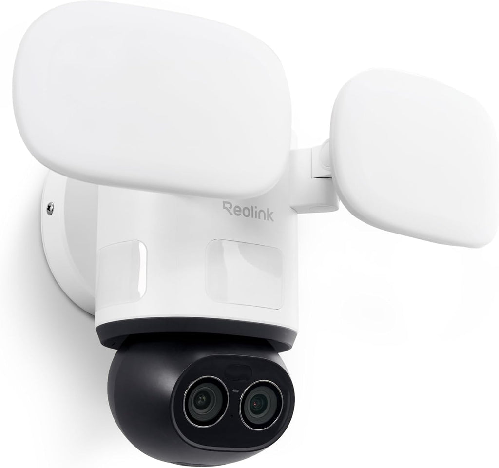 REOLINK TrackFlex Reflector WiFi, 4K 360° PTZ Cámara de reflector de doble