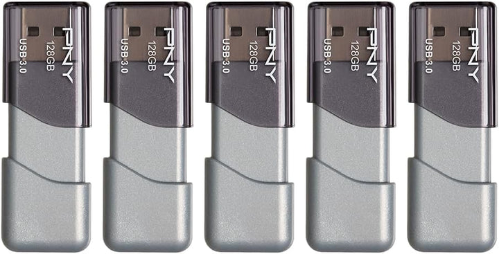 PNY Paquete de 5 unidades flash Turbo Attaché 3 USB 3.0 de 128 GB \...