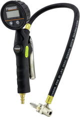 Freeman Inflador digital de neumáticos con manómetro LCD y portabro...
