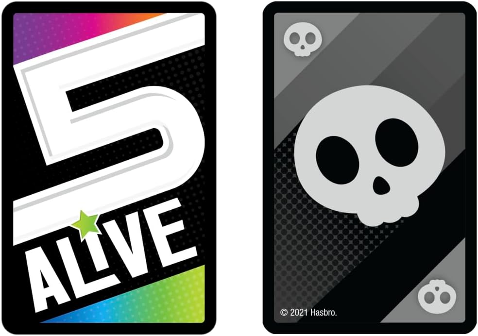 Hasbro Gaming Juego de cartas de 5 vivos juego de ritmo