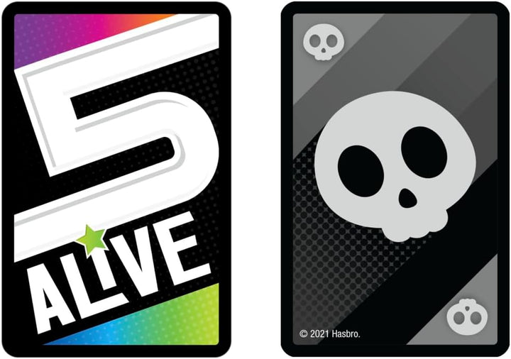 Hasbro Gaming Juego de cartas de 5 vivos juego de ritmo