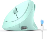 TECKNET Ratón Ergonómico, Ratón Inalámbrico Vertical Bluetooth, Bat...