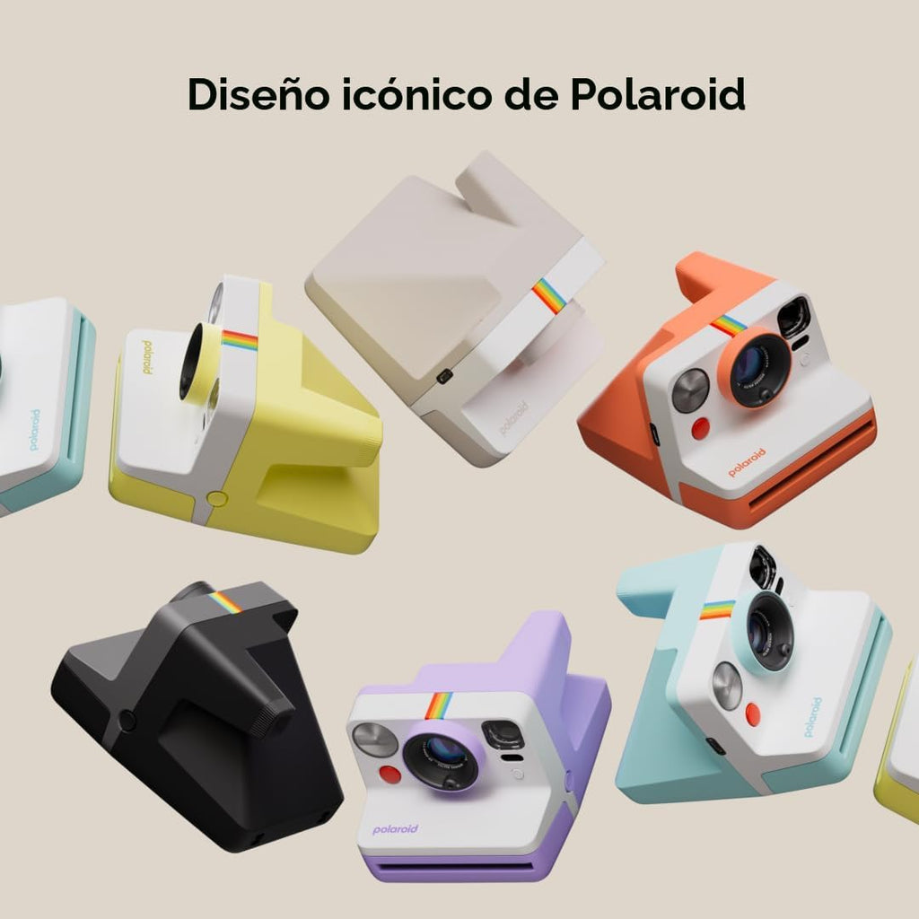 Polaroid Now - Cámara instantánea de tercera generación I-Type, Azul Artic, Cámara + película