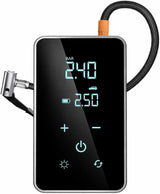 Inflador de neumáticos portátil de doble pantalla, monitor de presi...