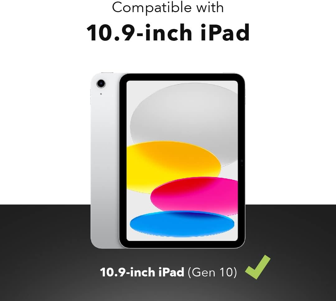 ZAGG Pro Keys - Funda desmontable y teclado inalámbrico para Apple iPad de 11 pulgadas (A16) / 10.9 10ª generación, emparejamiento Bluetooth multidispositivo, teclado retroiluminado, soporte para