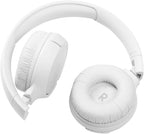 JBL Tune 510BT - Auriculares Bluetooth con hasta 40 horas de batería, Blanco