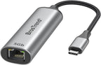 BrosTrend Adaptador USB C a Ethernet de 5 Gb para Windows, MacOS iOS, Plug