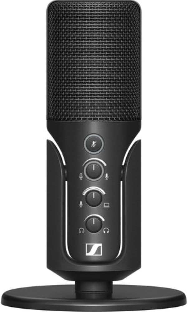 Micrófono condensador USB Sennheiser Profile con soporte de sobreme...