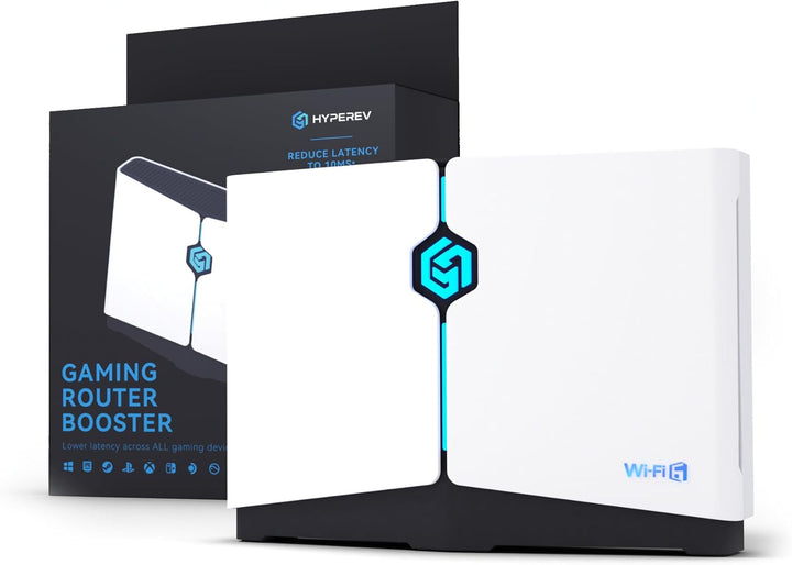 HYPEREV Router Pro WiFi6 para juegos, GearUP Booster Plugin con amp...