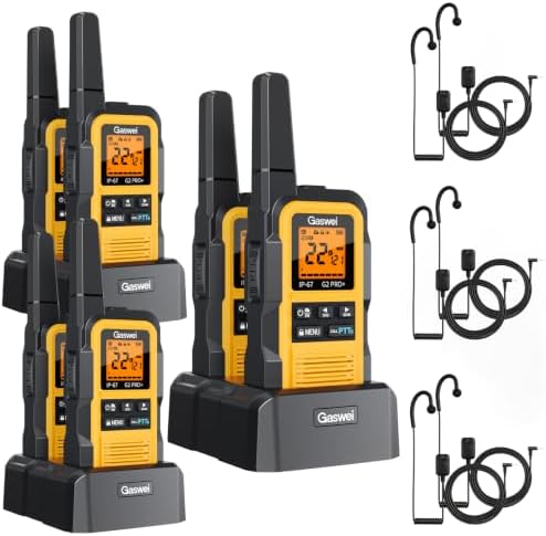 G2Pro+ walkie talkies de uso rudo IP67, radios bidireccionales