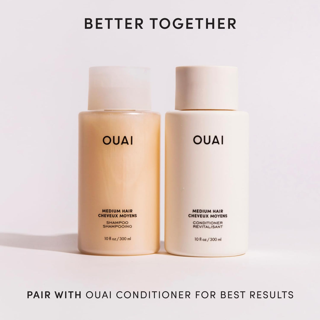 OUAI Champú mediano \u2013 Champú hidratante con aceite de coco, ba...