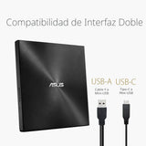 ASUS ZenDrive Negro 13mm Externo 8X DVD\/Grabador +\/-RW con Soport...