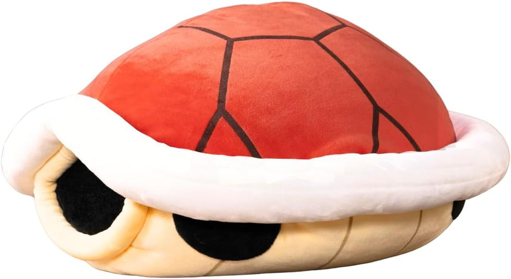 Club Mocchi Mocchi Mario Kart - Sombrero de Mario de peluche | Muy suave | ideal para niños y coleccionistas, concha roja