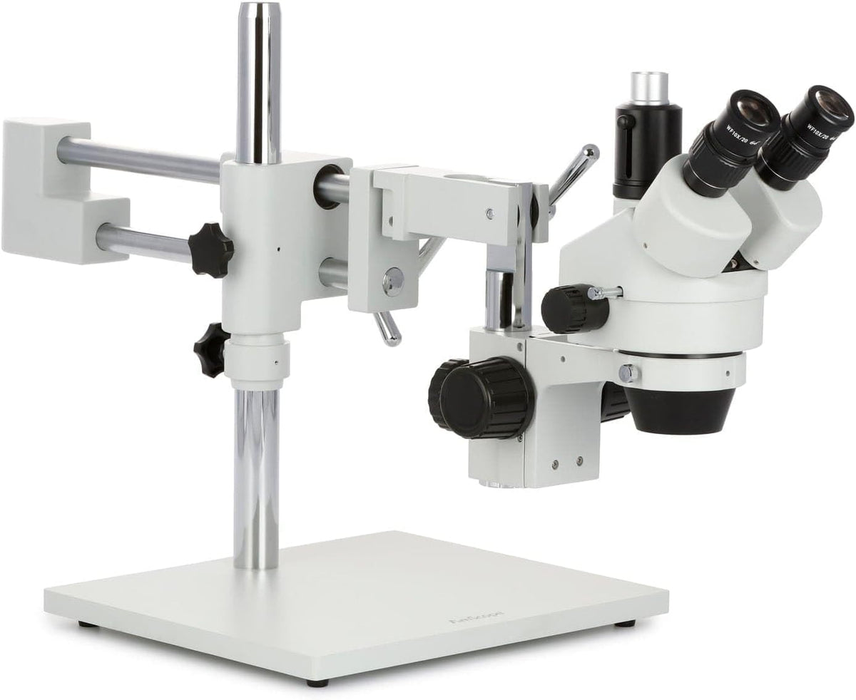 AmScope Microscopio estéreo profesional del zoom trinocular de SM-4T, WH10x