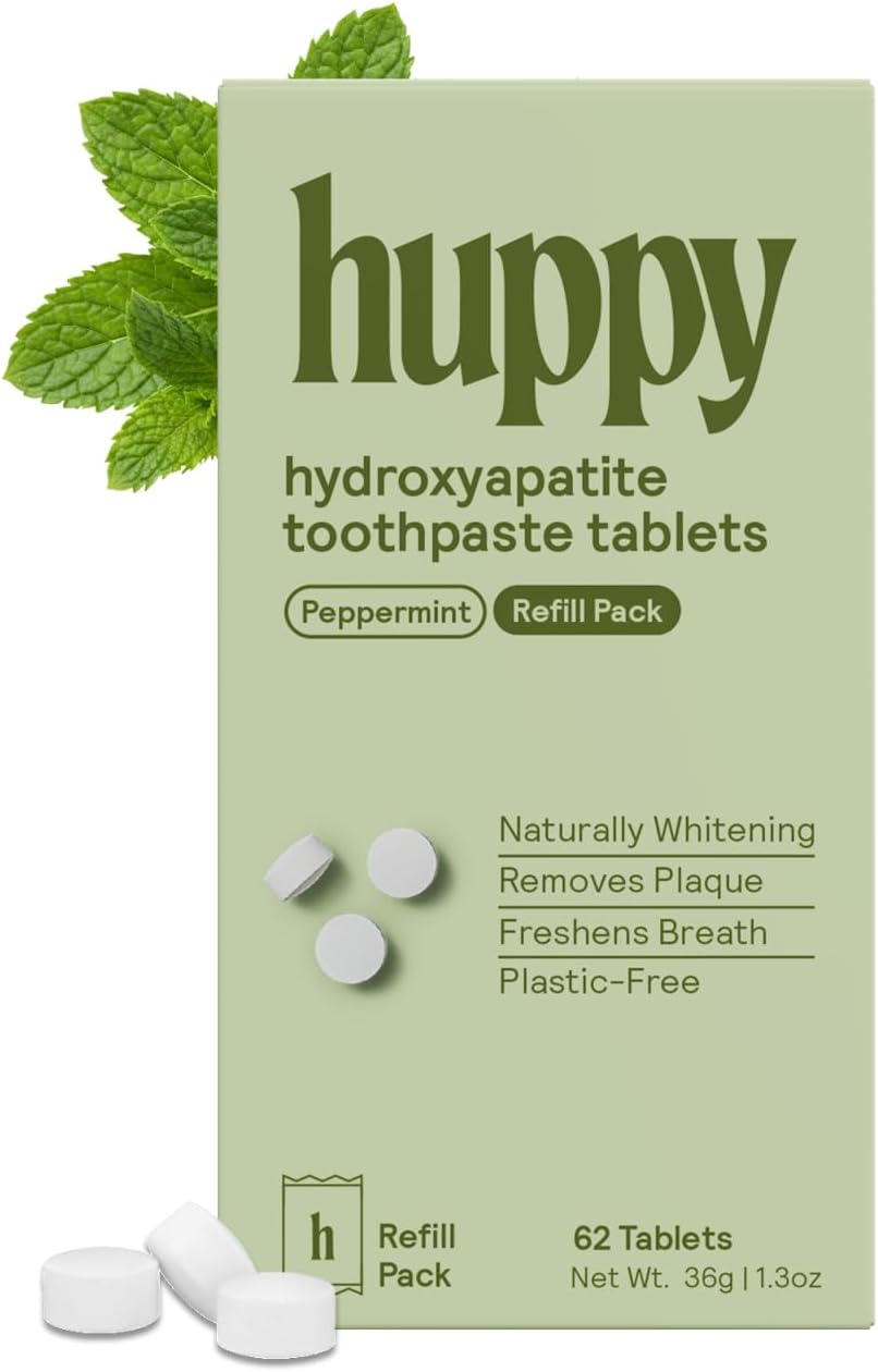 Pastillas de pasta dental HUPPY, pasta de dientes de nano hidroxiap...