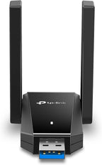 TP-Link Adaptador USB WiFi 6 para PC-1800 Mbps, antenas de alta ganancia
