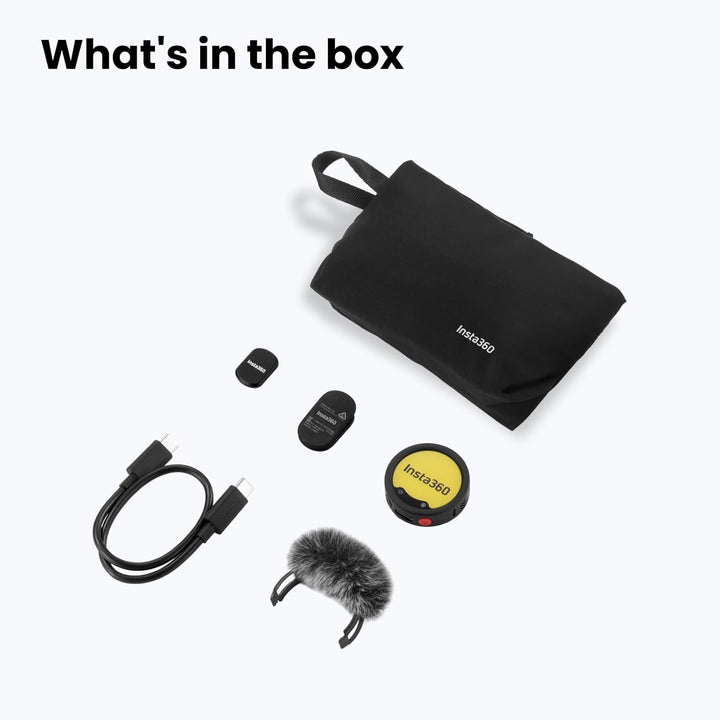 Transmisor Insta360 Mic Pro, mini micrófono Lavalier inalámbrico pa...