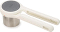 Exprimidor ergonómico, con giro, de acero inoxidable Joseph Joseph, (Potato Ricer), Blanco